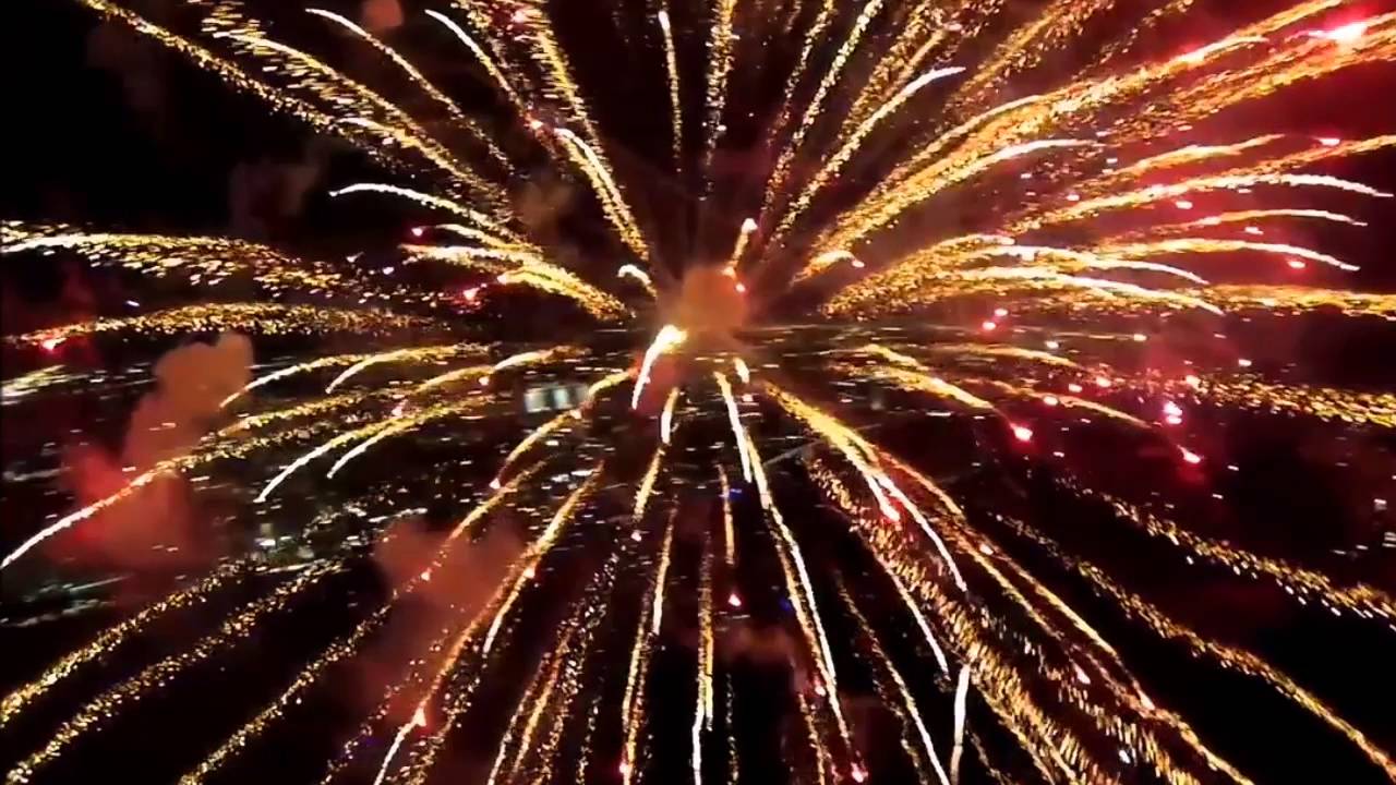 Drone fireworks